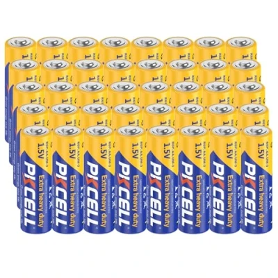 Abbildung von AA Batterien, 1,5 V, hohe Leistung, Zink, Carbon, Batterien für Spielzeug, Fernbedienungen, Leuchten, 40 Stück PKCELL