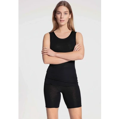 Abbildung von CALIDA True Confidence Tank Top Damen, aus Merinowolle und Seide, wärmend, temperaturausgleichend geruchsneutralisierend, Feinripp