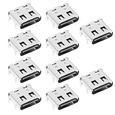 Abbildung von Create idea 10 STÜCKE Typ C USB Ladeanschluss Kompatibel mit PS5 Dual Sense Controller Game Handle Ladestecker Adapter Ladebuchse Ersatzteile