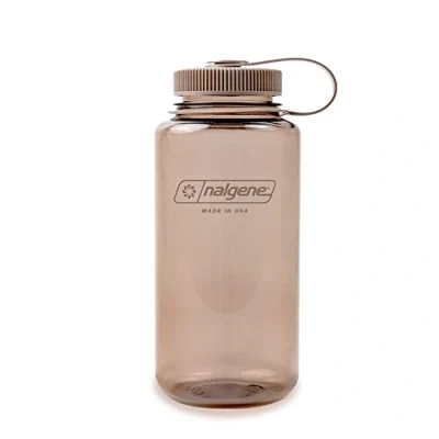 Abbildung von Nalgene Sustain Tritan BPA freie Wasserflasche aus 50% Plastikmüll, 900 ml, breite Öffnung, Mokka