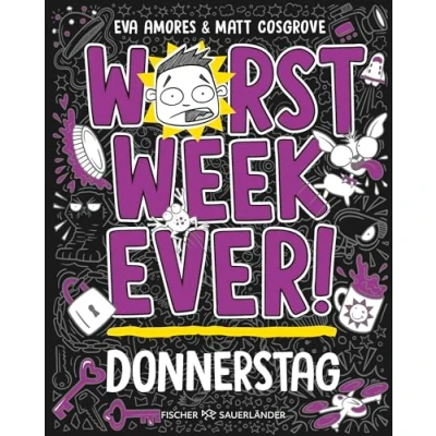 Abbildung von Worst Week Ever Donnerstag: Band 4 Comic Roman für Kinder ab 10 Jahre │ Witzige Bilder und einfache Texte begeistern Comicfans sowie Lesemuffel