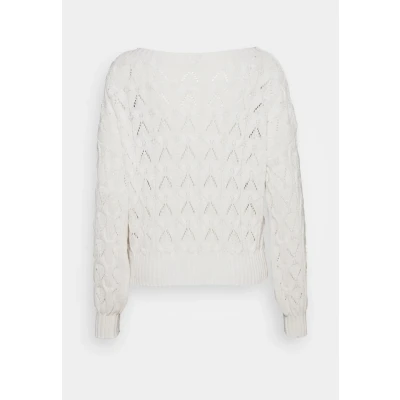 Abbildung von ONLY Onlbrynn LIFE Structure Strickpullover, Damen, Größe: Medium, Cloud dancer