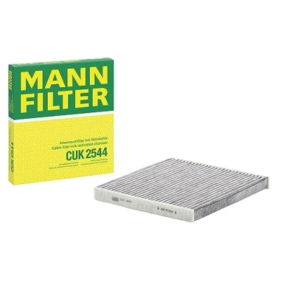 Abbildung von MANN FILTER CUK 2544 Innenraumfilter Pollenfilter mit Aktivkohle Für PKW