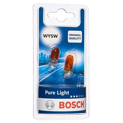 Abbildung von Bosch Lampe WY5W Pure Light 12V 5 W W2,1x9,5d (2 Stück)