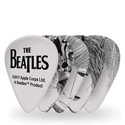Abbildung von D&#039;Addario National Finger Picks für Gitarre &amp; Banjo Bundle, 4 Nickel 2 Celluloid Thumb Picks, 6er Set