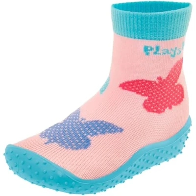 Abbildung von Playshoes Unisex Kinder Aquasocken Wassersportschuh Aquasocken, 174815, Schmetterlinge