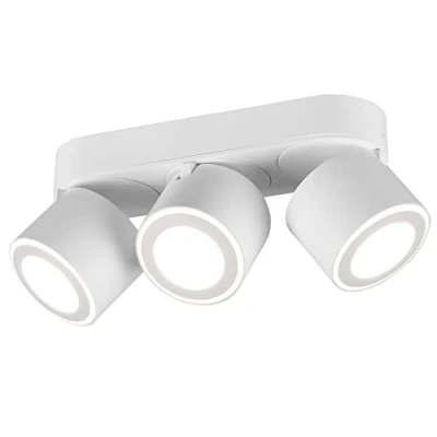 Abbildung von Trio Leuchten LED Deckeneinbau u. Aufbauleuchte Taurus 652910331, Metall Weiß matt, inkl. 3x 3.5 Watt + 1.5