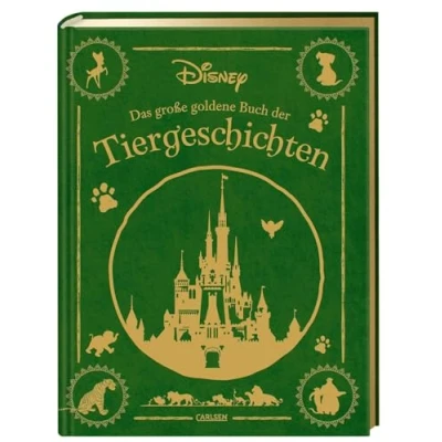 Abbildung von Disney: Das große goldene Buch der Tiergeschichten: 20 Vorlesegeschichten ab 4 Jahren mit den beliebtesten Disney Tieren in einem hochwertigen Sammelband (Die großen goldenen Bücher von Disney)