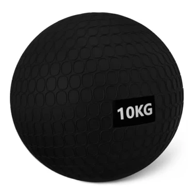 Abbildung von Amazon Basics Slam Medizinball für Übungen, 10 kg, Schwarz