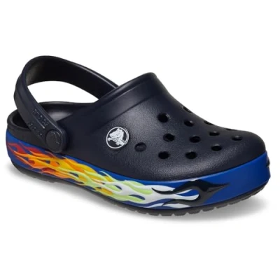 Abbildung von Crocs Unisex Kinder Crocband Clog T, Lights Deep Navy, 19/20 EU