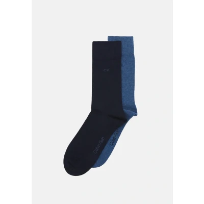 Abbildung von Calvin Klein Underwear Unisex 2 PACK Socken, Herren, Größe: 39 42, Blue