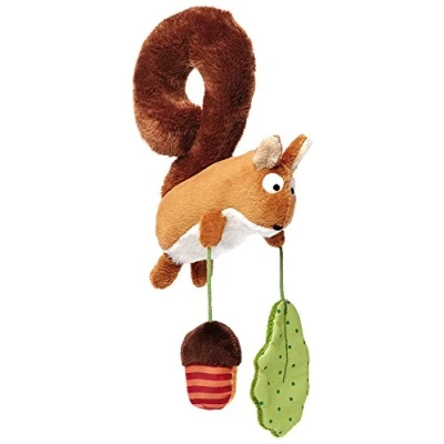Abbildung von SIGIKID 41010 Anhänger Eichhörnchen Baby Activity On Tour Mädchen und Jungen Babyspielzeug empfohlen ab Geburt braun