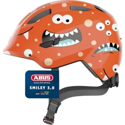 Abbildung von ABUS Unisex, Fahrradhelm, Orange (Orange Monster), S (45 50 cm)