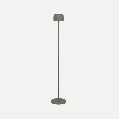 Abbildung von EGLO Solar Stehlampe Roccanova, Akku Standleuchte für Innen und Außen, Wohnzimmer Lampe touch dimmbar in 3 Stufen, Solarlampe aus Stahl Grün, warmweiß, IP44
