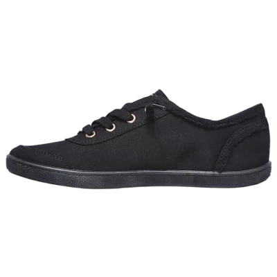 Abbildung von Skechers Damen Bobs B Cute Sneaker, Black Canvas Trim, 37 EU