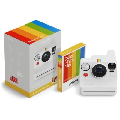 Abbildung von Polaroid NOW+ GEN 3 Color FILM Bundle 8 Photos Unisex Kamera, Größe: One Size, White