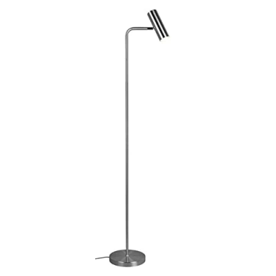 Abbildung von Trio Leuchten Stehleuchte Marley 412400107, Metall Nickel matt, exklusiv Leuchtmittel 1x GU10