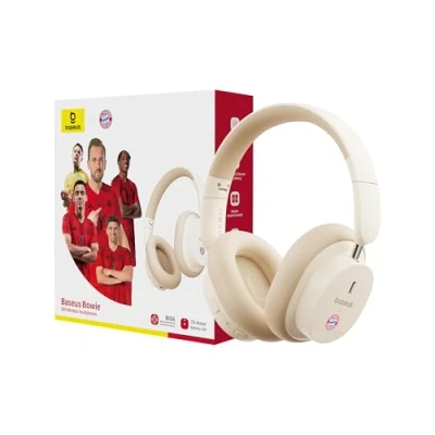 Abbildung von Baseus D05 Bluetooth Kopfhörer Over Ear über dem Ohr mit kraftvollem Bass, 50 Stunden Spielzeit, ENC Anrufklarheit, Geräuschisolierung, bequemer Passform, leichtem, faltbarem