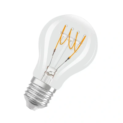 Abbildung von OSRAM Vintage 1906 Classic A FIL LED Lampe, E27, Kolbenform, klar, 4,8W, 470lm, 2700K, warmweißes Licht, dimmbar, neues, ultraschlankes Filament, sehr geringer Energieverbrauch, lange Lebensdauer