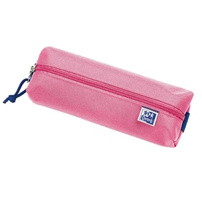 Abbildung von Oxford Federmäppchen für Mädchen und Jungen, rechteckig, Stifte Etui, langlebig, rosa