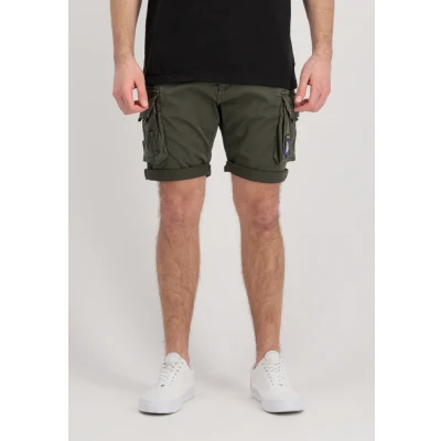 Abbildung von Alpha Industries CREW Patch Shorts, Herren, Größe: 36, Greyblack