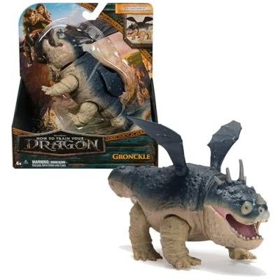 Abbildung von Dreamworks How to Train your Dragon, 12cm lange Basis Drachenfigur Fleischklops, Drachenzähmen leicht gemacht, Spielzeug für Kinder ab 4 Jahren