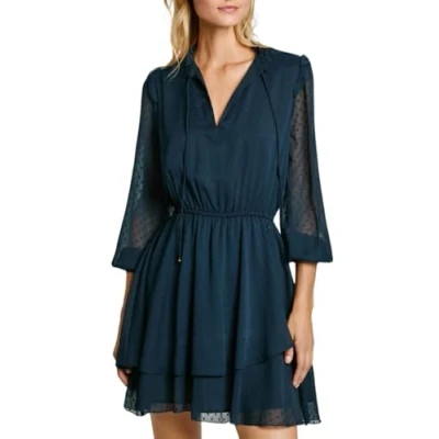 Abbildung von Pepe Jeans Damen Otto Kleid, Blau (Dulwich Blue), S