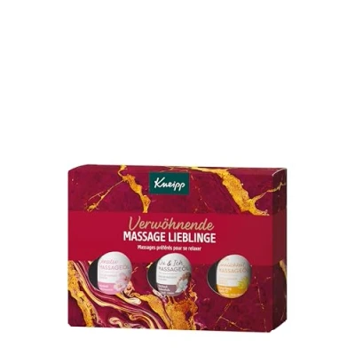 Abbildung von Kneipp Geschenkpackung Verwöhnende Massage Lieblinge Das perfekte Geschenk für angenehme Entspannung und Verwöhnmomente 3x20ml