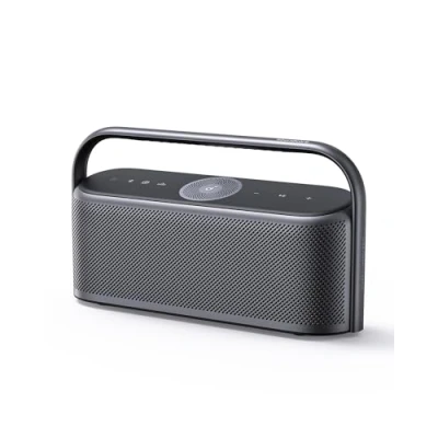 Abbildung von soundcore Motion x600 Bluetooth Lautsprecher, Lautsprecher Boxen mit Hi Res Spatial Audio 50W räumlicher Sound IPX7 Wasserschutz 12h Wiedergabe Pro EQ Tragegriff AUX IN (Schwarz)