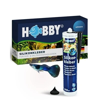Abbildung von Hobby 11945 Silikonkleber, Kartusche, 310 ml, schwarz