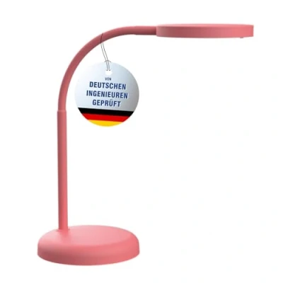 Abbildung von Maul Schreibtischlampe LED MAULjoy Kleine mit Standfuß Moderne Tischlampe für Schreibtisch, Büro Flexible Lampe 3000K warmweißem Licht Touch of Rose