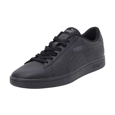 Abbildung von Puma Smash Unisex Sneaker low, Größe: 45, Black Leder und lederimitat