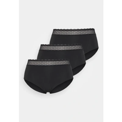 Abbildung von Triumph FEEL OF TAI 3 PACK Slip, Damen, Größe: Small, Black