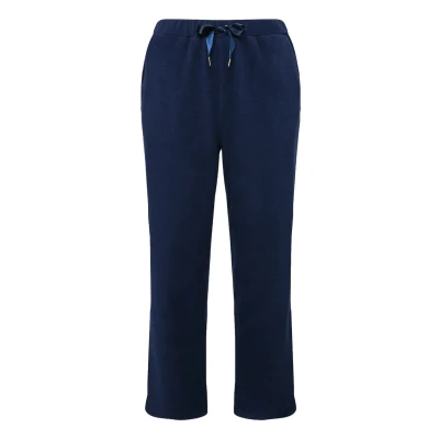 Abbildung von Ulla Popken Damen große Größen Übergrößen Plus Size Loungewear Fleecehose, gerades Bein, Elastikbund