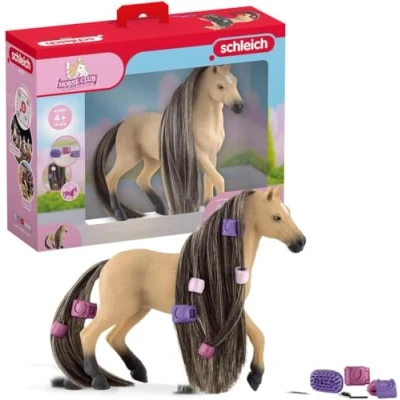 Abbildung von schleich HORSE CLUB 42580 Sofia&#039;s Beauties Andalusierstuten Pferde Beauty Set mit Bürste Pony Pferd Mähne zum Haarstyling Zubehör, Spielzeug ab 5 Jahren