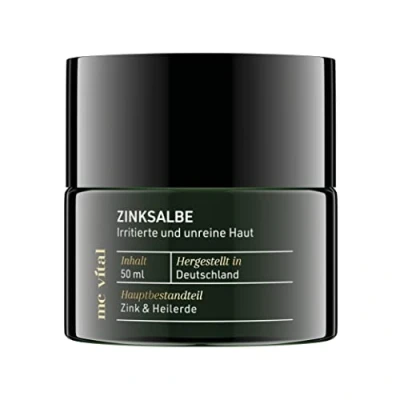 Abbildung von Vitabay Zinksalbe Wundsalbe mit Teebaumöl 50ML vegan unreine Haut Pickel Gesicht Zink Salbe Wundheilsalben antibakterielle Wundheilsalbe Heilerde hochdosiert