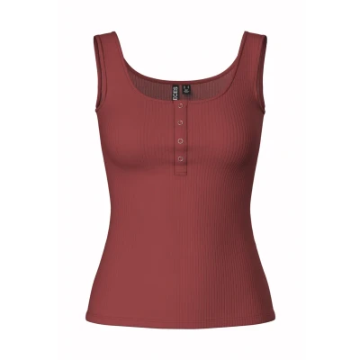 Abbildung von Pieces Pckitte TANK Top, Damen, Größe: Large, Apple butter