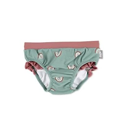 Abbildung von Sterntaler Unisex Kinder Mädchen Badehose Regenbogen UV Schutz 50+ grün, 4 5 Jahre, 110/116