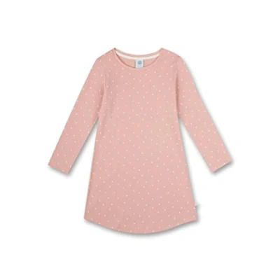 Abbildung von Sanetta Mädchen Nachthemd Langarm rosa Punkte Angenhemes für Nachtwäsche Größe