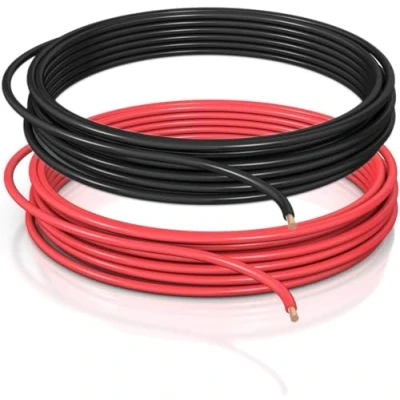 Abbildung von DCSk Fahrzeugleitung 4mm² 10m FLRY B asymmetrisch 4 mm² KFZ Kabel Litze Set rot/schwarz 4mm2