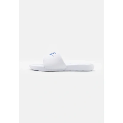 Abbildung von Nike Sportswear Victori ONE Slide Pantolette flach, Herren, Größe: 41, White/game royal Hochwertiges lederimitat