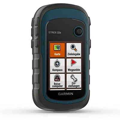 Abbildung von Garmin eTrex 22x robustes, wasserdichtes GPS Outdoor Navi mit 2,2&quot; (5,6 cm) Farbdisplay Tastenbedienung, vorinstallierter TopoActive Europakarte und 25 Std Akkulaufzeit