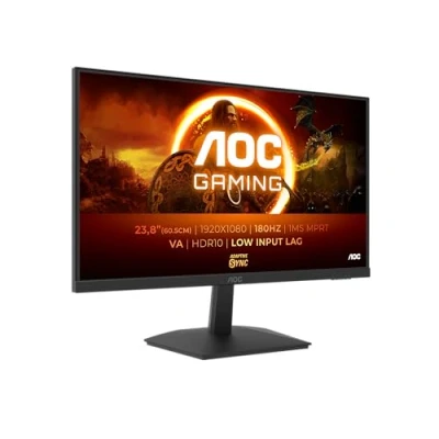 Abbildung von AOC Gaming 24G15N 24 Zoll Full HD Monitor, 180 Hz, 1ms, Adaptive Sync (1920x1080, HDMI 2.0, DisplayPort 1.4) schwarz