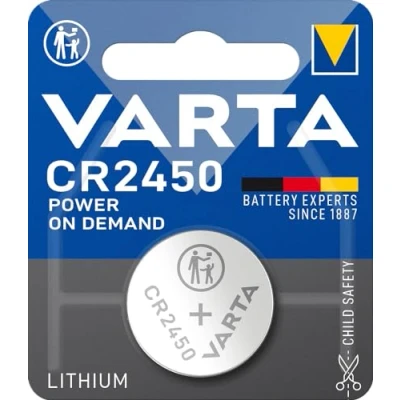 Abbildung von VARTA Batterien Knopfzellen CR2450, 10 Stück, Power on Demand, Lithium, 3V, kindersichere Verpackung, für Smart Home Geräte, Autoschlüssel und weitere Anwendungen [Exklusiv bei Amazon]