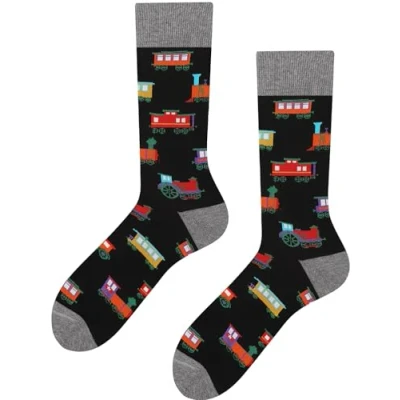 Abbildung von TODO Zug Socken Lustig, mit Motiv Damen und Herren 43 46