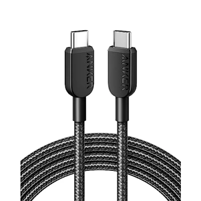 Abbildung von Anker USB C auf Kabel, 310 Kabel 60W, 1,8m Ladekabel für iPhone 16/15 Serie, MacBook Pro/Air, iPad Galaxy S24, Pixel, Switch, LG und mehr (USB 2.0)