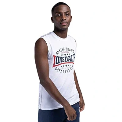 Abbildung von Lonsdale London Herren ST.Agnes Slim Fit Tank Top, White, S