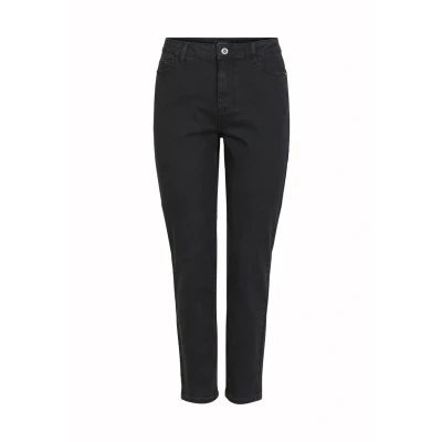 Abbildung von Pieces Jeans Slim Fit, Damen, Größe: XS, Black denim