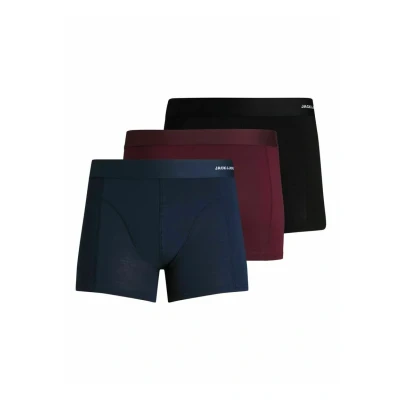 Abbildung von JACK &amp; JONES Herren Jacbasic Bamboo Trunks 3 Pack Noos Boxershorts, Port Royale, L EU