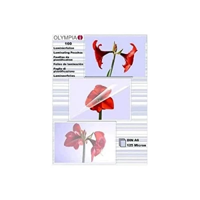 Abbildung von OLYMPIA Laminierfolie 100 X DIN A6 125 Mikron